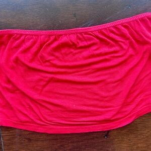 Zara Red Tube Top